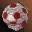 Soccer Ball Afro Hair - Red - Blessing of Victory